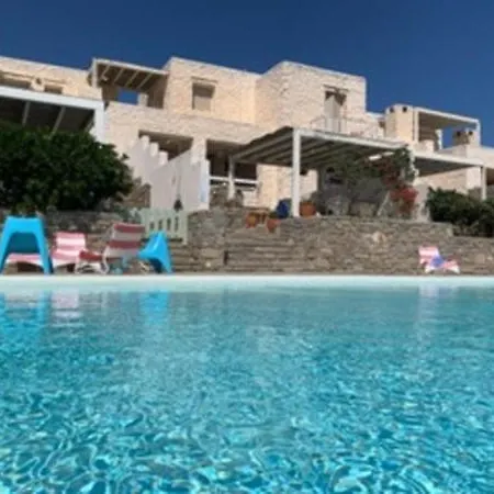 Cycladique Avec Piscine A Debordement Vue Imprenable Sur La Σπίτι διακοπών